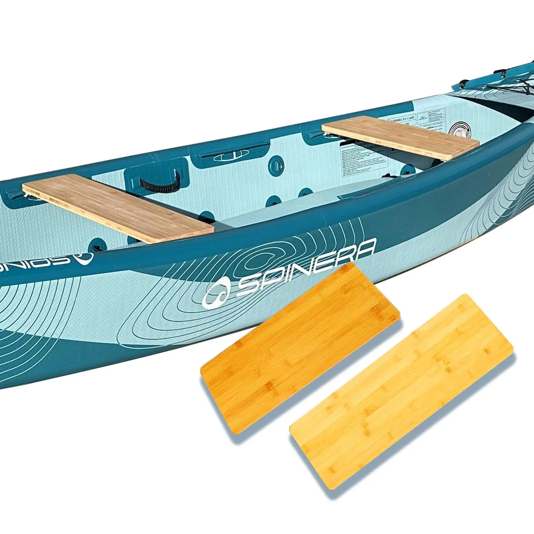 Traditional wood canoe seat package [molveno 140] - 3 pcs