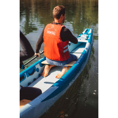 Traditional wood canoe seat package [molveno 140] - 3 pcs