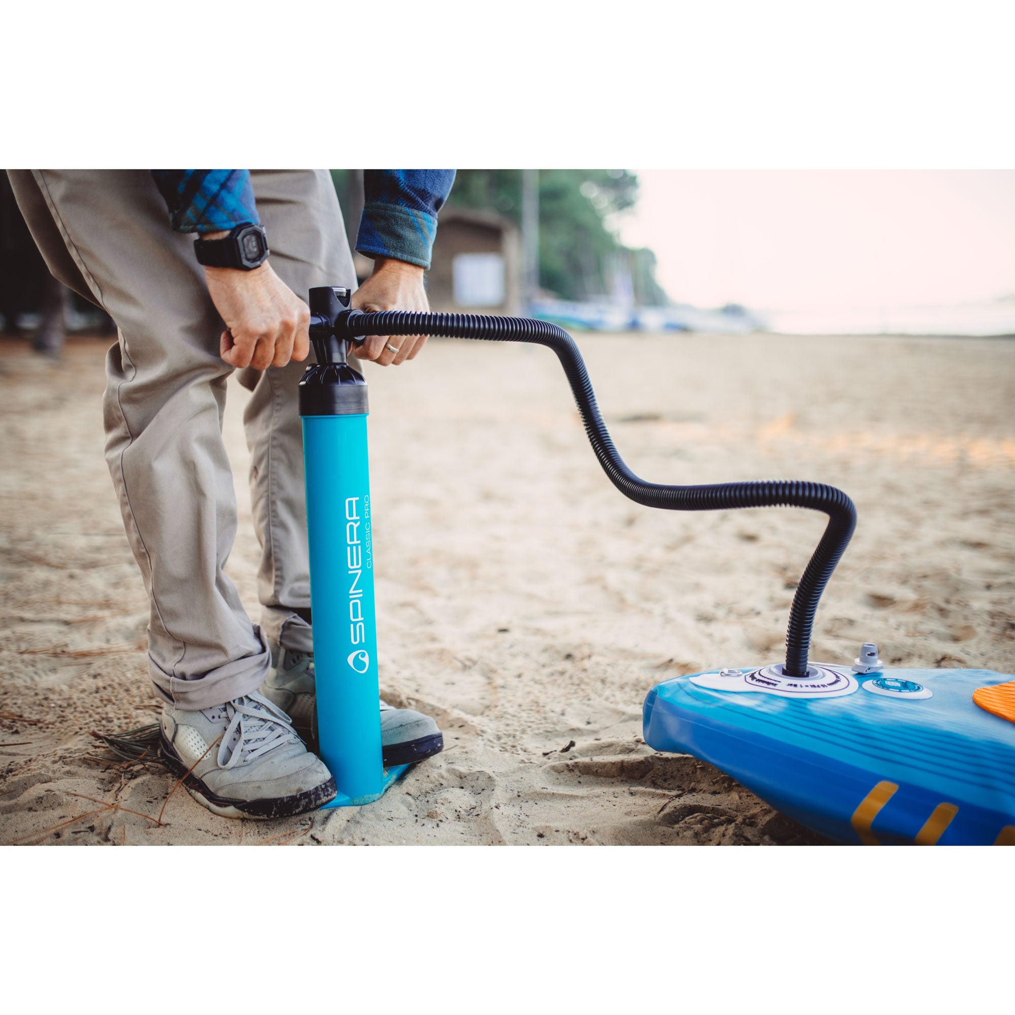 Double Action Kayak Pump - 0-8PSI gauge